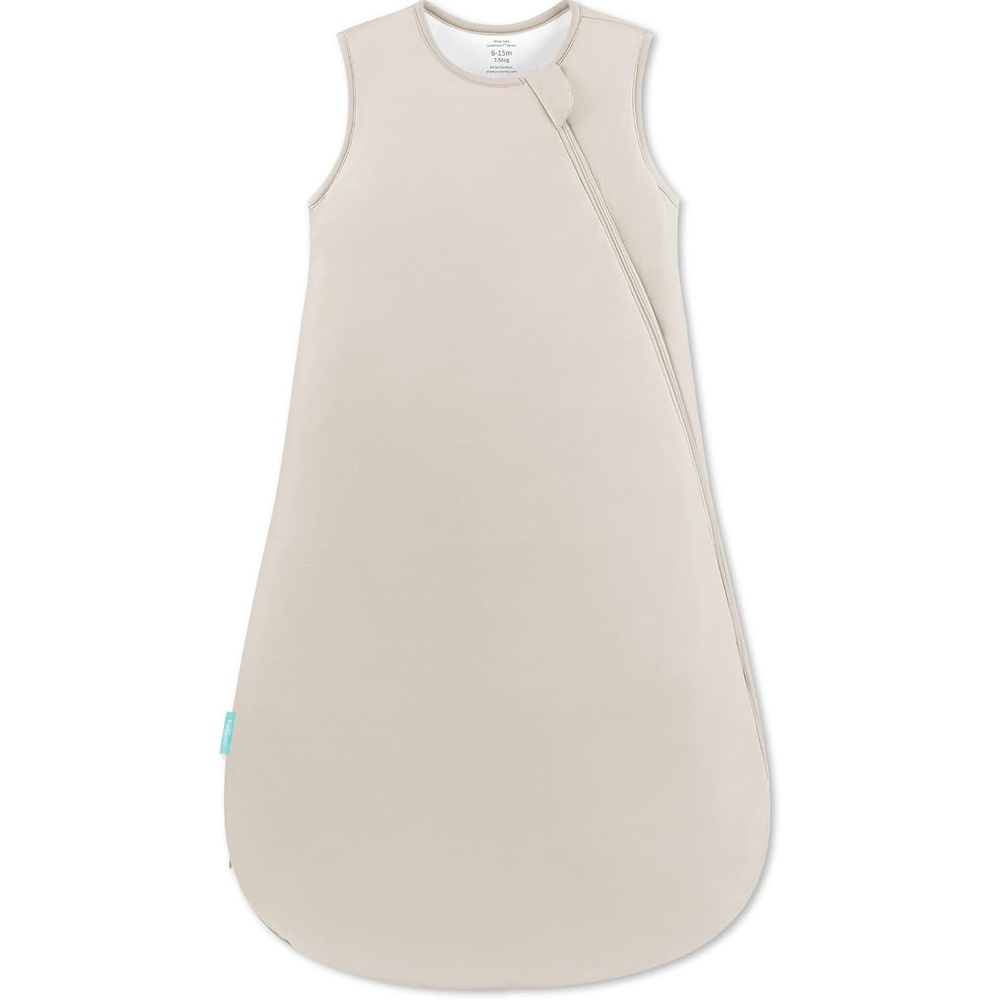 image:imagePurComfy Quilted Sleep Sack 25 TOG Supersoft Bamboo Viscose Sleeping BagOat