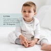 Dreamsuit: Toddler Sleep Sack with Legs, Rayon Made from Bamboo(Alphabet)
