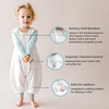Dreamsuit: Toddler Sleep Sack with Legs, Rayon Made from Bamboo(Alphabet)