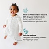 Dreamsuit: Toddler Sleep Sack with Legs, Rayon Made from Bamboo(Brushed Dot)