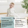 Dreamsuit: Toddler Sleep Sack with Legs, Rayon Made from Bamboo(Cactus)