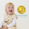 Dreamsuit: Toddler Sleep Sack with Legs, Rayon Made from Bamboo(Cookies)