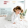 Dreamsuit: Toddler Sleep Sack with Legs, Rayon Made from Bamboo(Croissant)