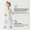 Dreamsuit: Toddler Sleep Sack with Legs, Rayon Made from Bamboo(Croissant)