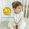 Dreamsuit: Toddler Sleep Sack with Legs, Rayon Made from Bamboo(Seashell)
