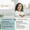 Dreamsuit: Toddler Sleep Sack with Legs, Rayon Made from Bamboo(Undyed)