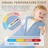 Freejoy Viscose From Bamboo Baby Sleep Sack, 1.5 TOG Infant Toddler Wearable, Buttery Soft Sleeping Bags(Blue)