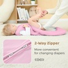 Freejoy Viscose From Bamboo Baby Sleep Sack, 1.5 TOG Infant Toddler Wearable, Buttery Soft Sleeping Bags(Pink)