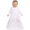 HALO SleepSack, 100% Cotton Wearable Blanket, Swaddle Transition Sleeping Bag, TOG 0.5(Circles Pink)