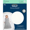 HALO SleepSack, 100% Cotton Wearable Blanket, Swaddle Transition Sleeping Bag, TOG 0.5(Cream)