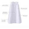 HALO SleepSack, 100% Cotton Wearable Blanket, Swaddle Transition Sleeping Bag, TOG 0.5(Grey Open Circles)