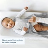 HALO SleepSack, 100% Cotton Wearable Blanket, Swaddle Transition Sleeping Bag, TOG 0.5(Heather Grey)