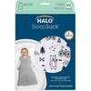 HALO SleepSack, 100% Cotton Wearable Blanket, Swaddle Transition Sleeping Bag, TOG 0.5(Huggy Bears)