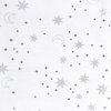 HALO SleepSack, 100% Cotton Wearable Blanket, Swaddle Transition Sleeping Bag, TOG 0.5(Midnight Moons-grey)