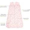 HALO SleepSack, 100% Cotton Wearable Blanket, Swaddle Transition Sleeping Bag, TOG 0.5(Pink Toile)