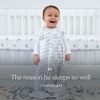 HALO SleepSack, 100% Cotton Wearable Blanket, Swaddle Transition Sleeping Bag, TOG 0.5(Sage Woodland)