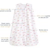 HALO SleepSack, 100% Cotton Wearable Blanket, Swaddle Transition Sleeping Bag, TOG 0.5(Sunshine Rainbows)