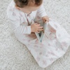 HALO SleepSack, 100% Cotton Wearable Blanket, Swaddle Transition Sleeping Bag, TOG 0.5(Wildflower Blush)