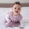 HALO SuperSoft Bamboo Wearable Blanket 1.5 TOG – Buttery Soft, Plush Baby Sleep Sack for Newborns, Infants & Toddlers, Hip-Healthy Design, Machine Washable, 18 – 24 Months, X-Large, Storm Grey(Mauve)