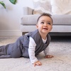 HALO SuperSoft Bamboo Wearable Blanket 1.5 TOG – Buttery Soft, Plush Baby Sleep Sack for Newborns, Infants & Toddlers, Hip-Healthy Design, Machine Washable, 18 – 24 Months, X-Large, Storm Grey(Charcoal)