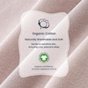 KaiyaBaby Organic Cotton Baby Sleep Sack, Long Sleeve 1.0 TOG, 6-18M(Dusty Pink)
