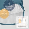 KaiyaBaby Organic Cotton Baby Sleep Sack, Long Sleeve 1.0 TOG, 6-18M(Forest Green)