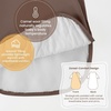 KaiyaBaby Organic Cotton Baby Sleep Sack, Long Sleeve 1.0 TOG, 6-18M(Mocha Brown)