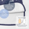 KaiyaBaby Organic Cotton Baby Sleep Sack, Long Sleeve 1.0 TOG, 6-18M(Navy Sky)