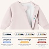 KaiyaBaby Organic Cotton Baby Sleep Sack, Long Sleeve 1.0 TOG, 6-18M(Primrose Pink)