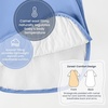 KaiyaBaby Organic Cotton Baby Sleep Sack, Long Sleeve 1.0 TOG, 6-18M(Quiet Sky)