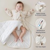 KaiyaBaby Organic Cotton Baby Sleep Sack, Long Sleeve 1.0 TOG, 6-18M(Sunny Pup)