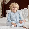 Mosebears Cotton Toddler Sleep Sack with Feet 2.5 TOG Ultra Soft Toddler Sleeping Sack Baby Sleep Bag Walker Wearable Blanket(Blue Rabbit)