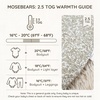 Mosebears Cotton Toddler Sleep Sack with Feet 2.5 TOG Ultra Soft Toddler Sleeping Sack Baby Sleep Bag Walker Wearable Blanket(Leaf)