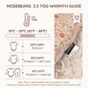 Mosebears Cotton Toddler Sleep Sack with Feet 2.5 TOG Ultra Soft Toddler Sleeping Sack Baby Sleep Bag Walker Wearable Blanket(Pink Flower)