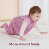 Mosebears Cotton Toddler Sleep Sack with Feet 2.5 TOG Ultra Soft Toddler Sleeping Sack Baby Sleep Bag Walker Wearable Blanket(Rose)