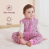 Mosebears Cotton Toddler Sleep Sack with Feet 2.5 TOG Ultra Soft Toddler Sleeping Sack Baby Sleep Bag Walker Wearable Blanket(Rose)