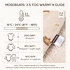 Mosebears Cotton Toddler Sleep Sack with Feet 2.5 TOG Ultra Soft Toddler Sleeping Sack Walker Wearable Blanket(Brown Bear)