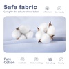 Mosebears Sleep Sack Baby Winter Wearable Blanket with 2-Way Zipper,2.5 TOG Cotton Sleep Sack Unisex (Calm Sage, 6-12 Months)(Fog Blue)