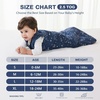 Mosebears Sleep Sack Baby Winter Wearable Blanket with 2-Way Zipper,2.5 TOG Cotton Sleep Sack Unisex (Calm Sage, 6-12 Months)(Navy Blue)