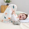 Mosebears Sleep Sack Baby Winter Wearable Blanket with 2-Way Zipper,2.5 TOG Cotton Sleep Sack Unisex (Calm Sage, 6-12 Months)(Ocean Animal)