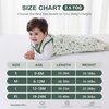 Mosebears Sleep Sack Baby Winter Wearable Blanket with 2-Way Zipper,2.5 TOG Cotton Sleep Sack Unisex (Calm Sage, 6-12 Months)(Plant)