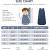 Mosebears Unisex Baby Sleep Sack 1.0 TOG, Supersoft Rayon Made from Bamboo Wearable Blanket with 2-Way Zipper(Navy Blue)