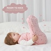 Mosebears Unisex Baby Sleep Sack 1.0 TOG, Supersoft Rayon Made from Bamboo Wearable Blanket with 2-Way Zipper(Pink)