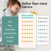 Rayon Made from Bamboo Sleep Sack 6-12 Months 1.0 TOG(Green & Gray)