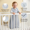 Rayon Made from Bamboo Sleep Sack 6-12 Months 1.0 TOG(Pink & Gray)