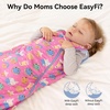 Rayon Made from Bamboo Sleep Sack 6-12 Months 1.0 TOG(Pink Dessert)