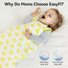Rayon Made from Bamboo Sleep Sack 6-12 Months 1.0 TOG(Yellow Planet)