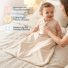 Toddler Sleep Sack 0.5 TOG Wearable Blanket, Lightweight Sleeping Bag 2T-4T(Gentle Savannah)