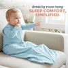 Toddler Sleep Sack 0.5 TOG Wearable Blanket, Lightweight Sleeping Bag 2T-4T(Whale Drift)