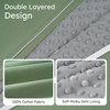 Yoofoss Baby Sleep Sack 12-18 Months TOG 1.5 Fleece with Plush Dots 2 Pack(1.5 Tog – Green&fox&gray)